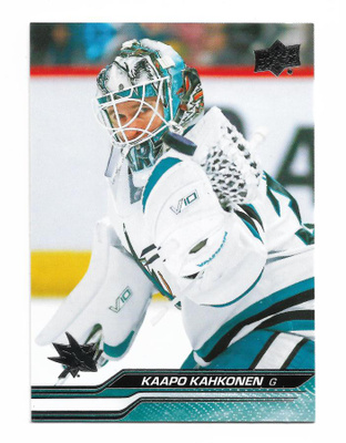 2023-24 Upper Deck #397 Kaapo Kähkönen