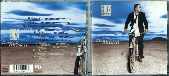 EROS RAMAZZOTTI . CD - LEVY . DOVE C´E MUSICA