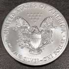 1 oz 999 Hopea raha American Silver Eagle 2020 one dollar - pikkukuva 2