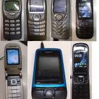 Vanhoja Nokia matkapuhelimia 7kpl + 3kpl laturi - pikkukuva 1
