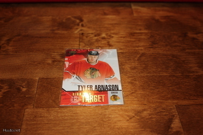 2002-03 titanium rigth on target #5 tyler arnason