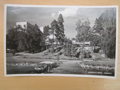 VANHA Postikortti Hämeenlinna 1950-l Alkup. Mallikappale