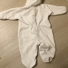 Reiman luonnonvalkoinen fleecehaalari koossa 68cm. - pikkukuva 2