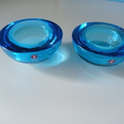 Ballo tuikku kynttilä jalka Iittala 2kpl vaalean sininen - pikkukuva 1