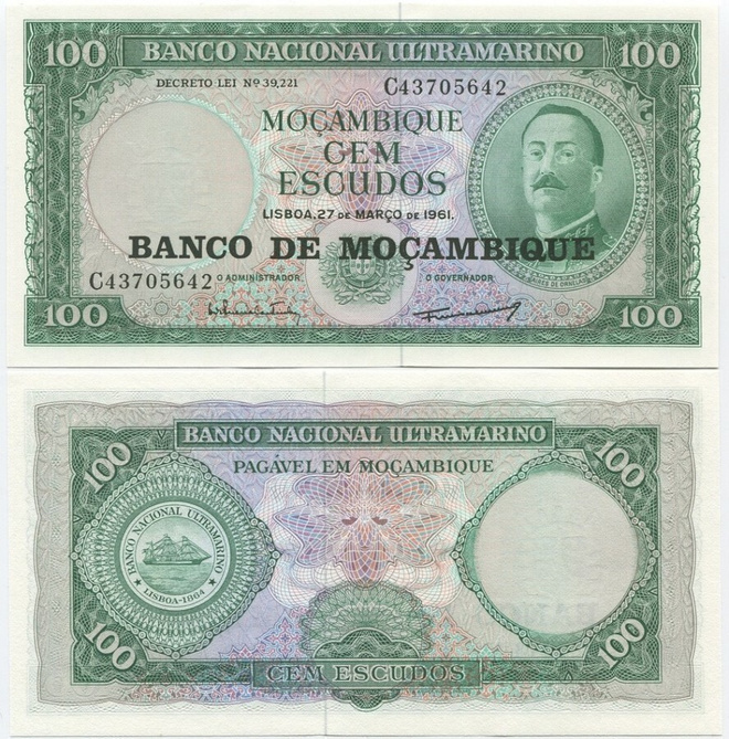 Mozambique 100 Escudos v.1976 (P-117) UNC