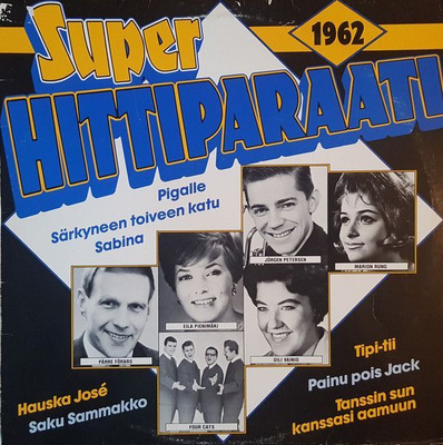 SUPERHITTIPARAATI 1962 (LP), mm. Marion, Four Cats, E.Grön