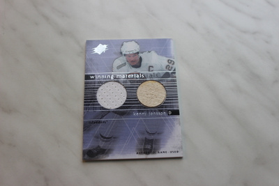2000-01 SPx Winning Materials #KJ Kenny Jonsson