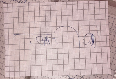 Näyttelijä Tarmo Manni nimikirjoitus paperilla
