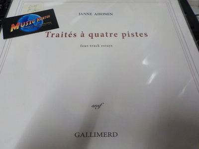 JANNE AHONEN - TRAITES A QAUTRE PISTES 2015 LP M-/M-