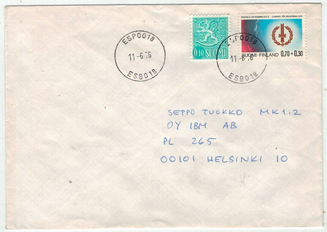 1976 sotainvalidit ym kirje