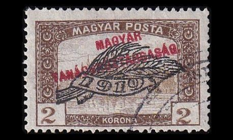 Unkari 308 o Parlamenttitalo vehnäntähkä pp 2 Kr (1920)