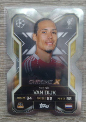 Virgil Van Dijk Chrome x