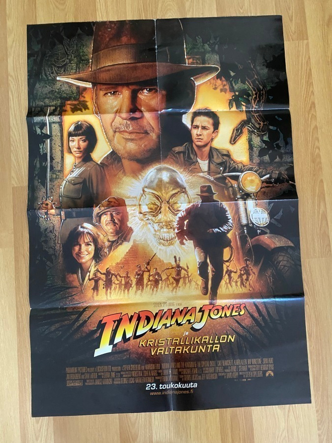Indiana Jones juliste ja lehti
