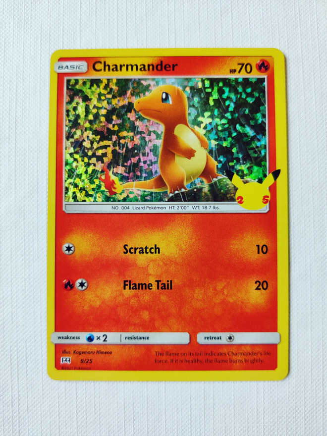 McDonalds 2021 Pokemon 25th Anniversary Holo - Charmander