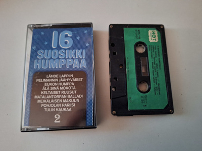 16 SUOSIKKIHUMPPAA - MATTI JA TEPPO, EERO AVEN ym. c-kasetti