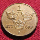 1 öre 1950. Ruotsi-Sweden - pikkukuva 2