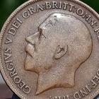Vuoden 1913 One Penny -kolikko muovikapselissa. Halkaisija 3 - pikkukuva 3