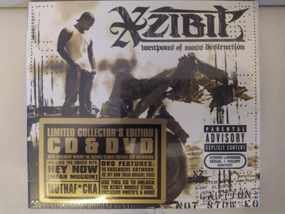 XZIBIT - WEAPONS OF MASS DESTRUCTIONS CD & DVD *UUSI!*