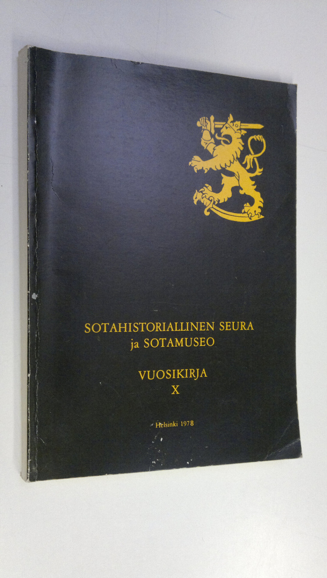 Sotahistoriallinen seura ja sotamuseo Vuosikirja X