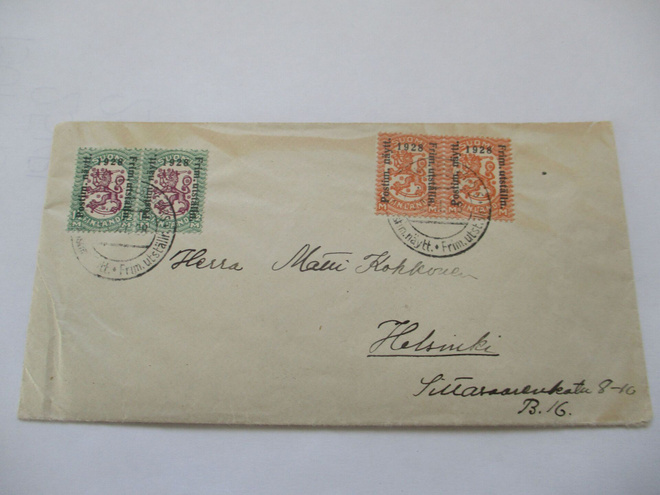 1928 Näyttelymerkit 4 kpl kuorella, sisältö