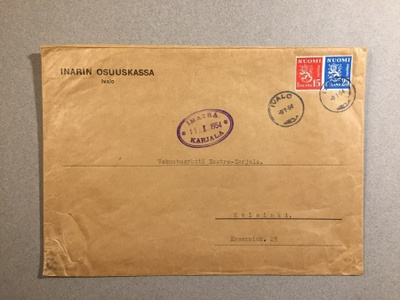 Firmakuori, Inari Osuuskassa 1954
