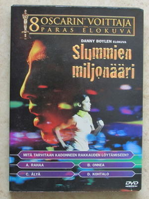 Slummien miljonääri, DVD.