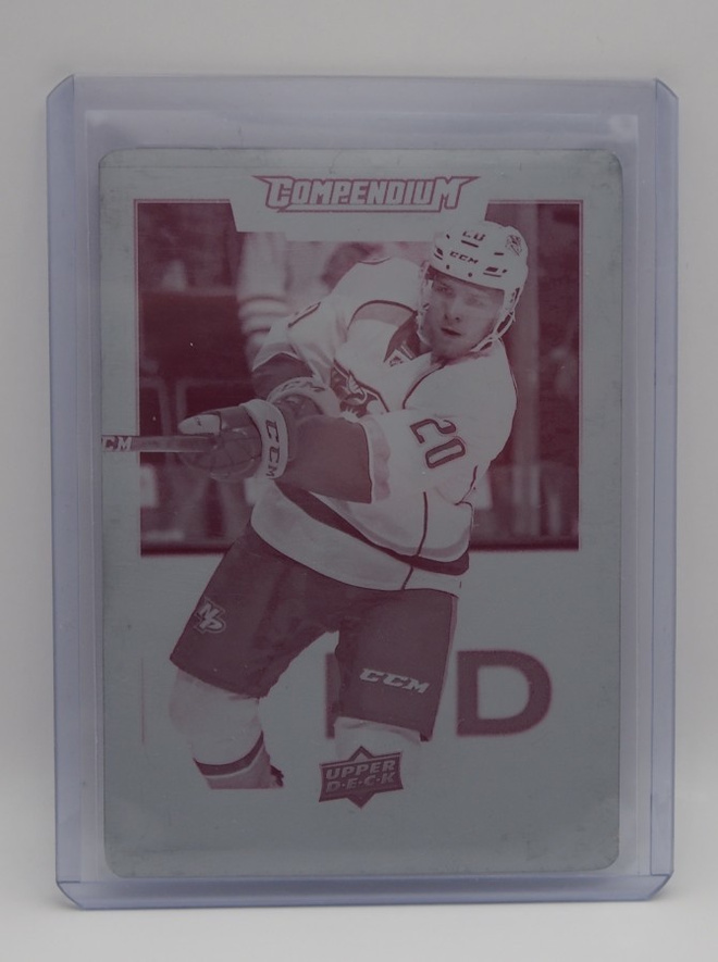 2017-18 Compendium Printing plate Miikka Salomäki /1