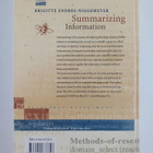 Brigitte Endres-Niggemeyer : Summarizing information - pikkukuva 2