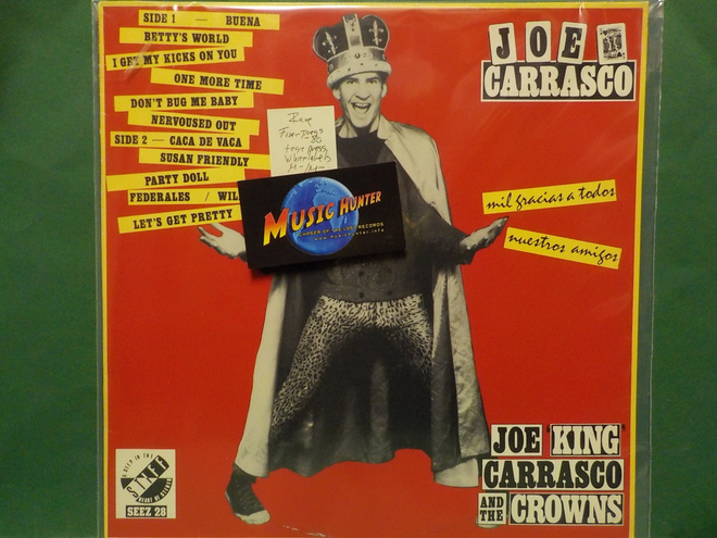 JOE KING CARRASCO AND THE CROWS - MIL GRACIAS.. - M-/M- LP