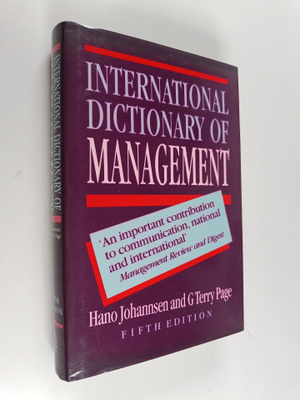 Hano Johannsen : International dictionary of management