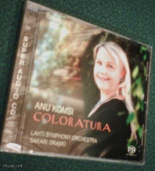 Anu Komsi: Coloratura CD (Lahti Symphony Orchestra) Sis.pk:t