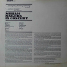 (LP) Miriam Makeba – In Concert - pikkukuva 3