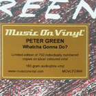 Peter Green - Whatcha Gonna Do? Limited Edition Silver Vinyl - pikkukuva 2