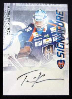 Tomi Karhunen Tappara Signature Cardset 2015-16