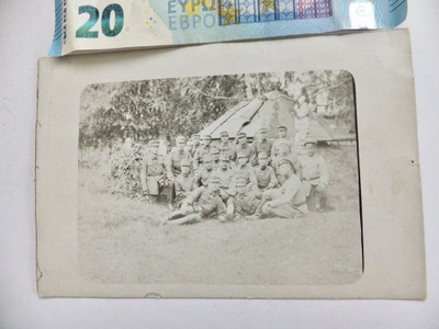 VANHA Valokuva 2. Jääkäripataljoona Päällystö Tuusula 1918