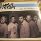 Minor threat try not to forget lp muoveissa live 1983 - pikkukuva 1