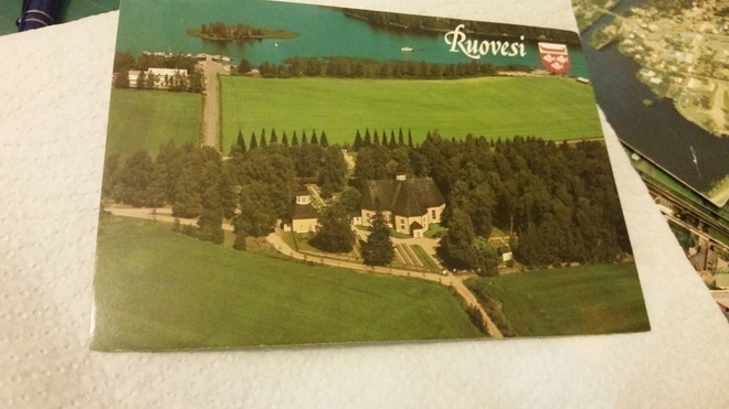Ruovesi Kirkko. Ilmakuva. Kulkematon. Uudehko. Väri.