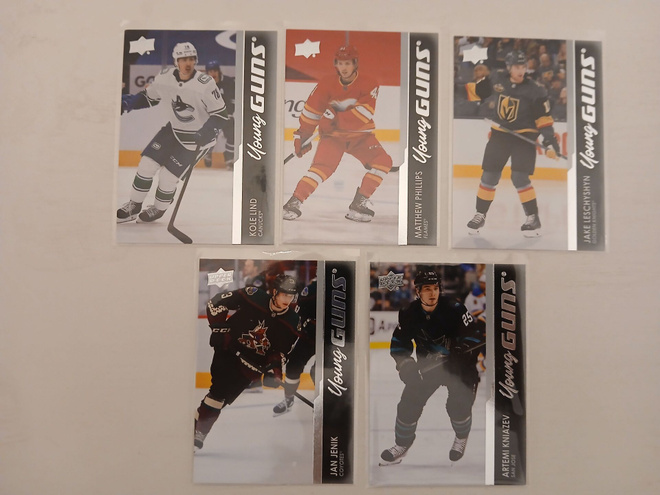 Upper Deck - Young guns kortteja x 6kpl