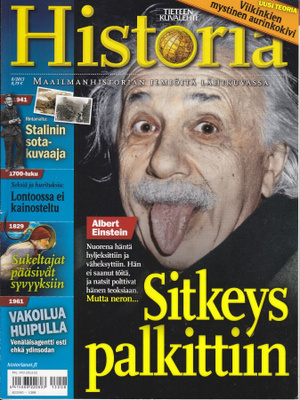 Tieteen Kuvalehti HISTORIA 8/2013 Albert Einstein
