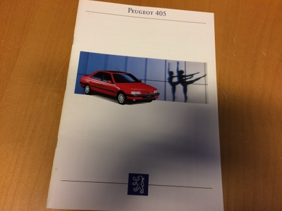 Myyntiesite - Peugeot 405 - 1993