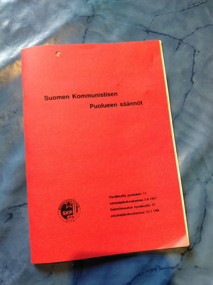suomen kommunistisen puolueen säänöt 1994