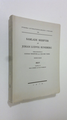 Johan Ludvig Runeberg : Samlade skrifter IX : Brev