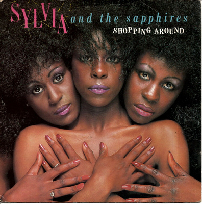 SYLVIA & THE SAPPHIRES: Shopping Around / Street Of Lo 7"kk