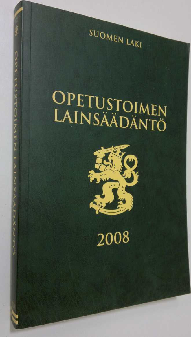 Opetustoimen lainsäädäntö 2008