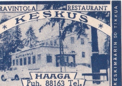 Helsinki, Haaga, Ravintola Keskus    b499