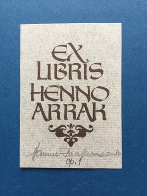 Hannu Paalasmaa exlibris op. 1