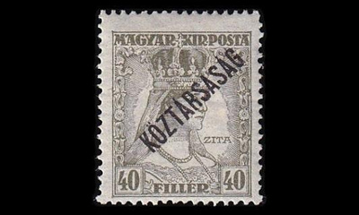 Unkari 240 * Kuningatar Zita 40 f pp (1918)