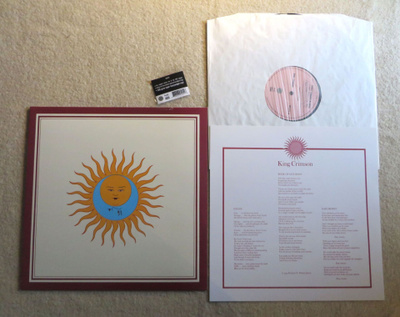 KING CRIMSON: Larks' Tongues In Aspic LP (200g)  2013 UK