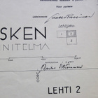 VANHA Kartta Rakennussuunnitelma Kyröskoski Hämeenkyrö 1940 - pikkukuva 2