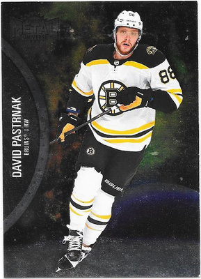 2021-22 Metal Universe #55 David Pastrnak , Boston Bruins